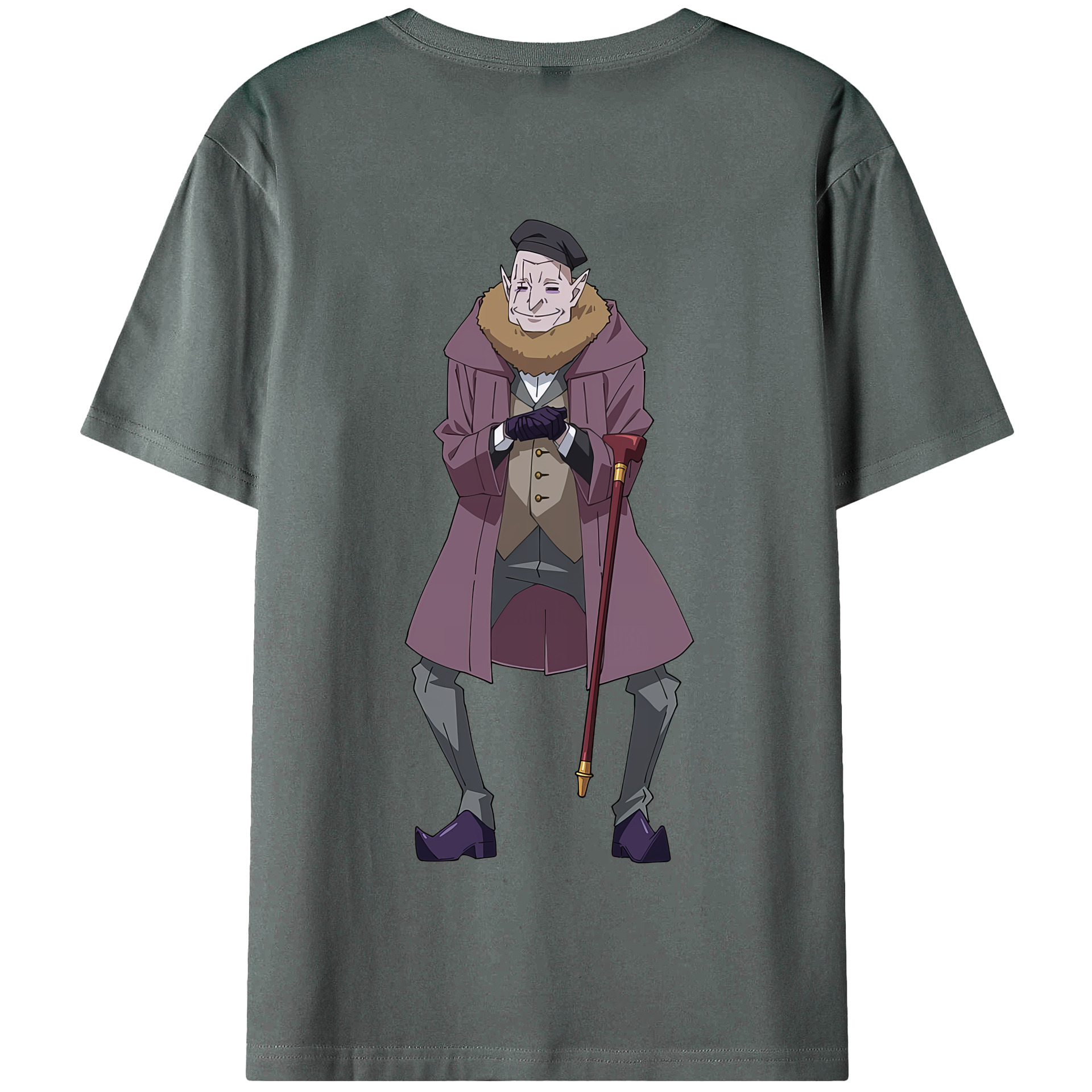 （画像用） 転スラ Regarding Reincarnated to Slime 綿100％半袖Tシャツ（背面プリント）
